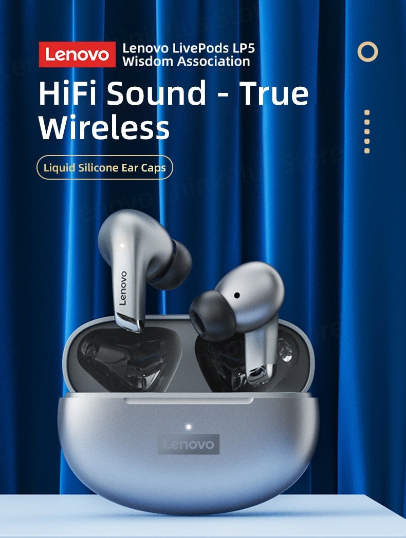 Audifonos Lenovo LP5 Bluetooth/ Sonido HiFi