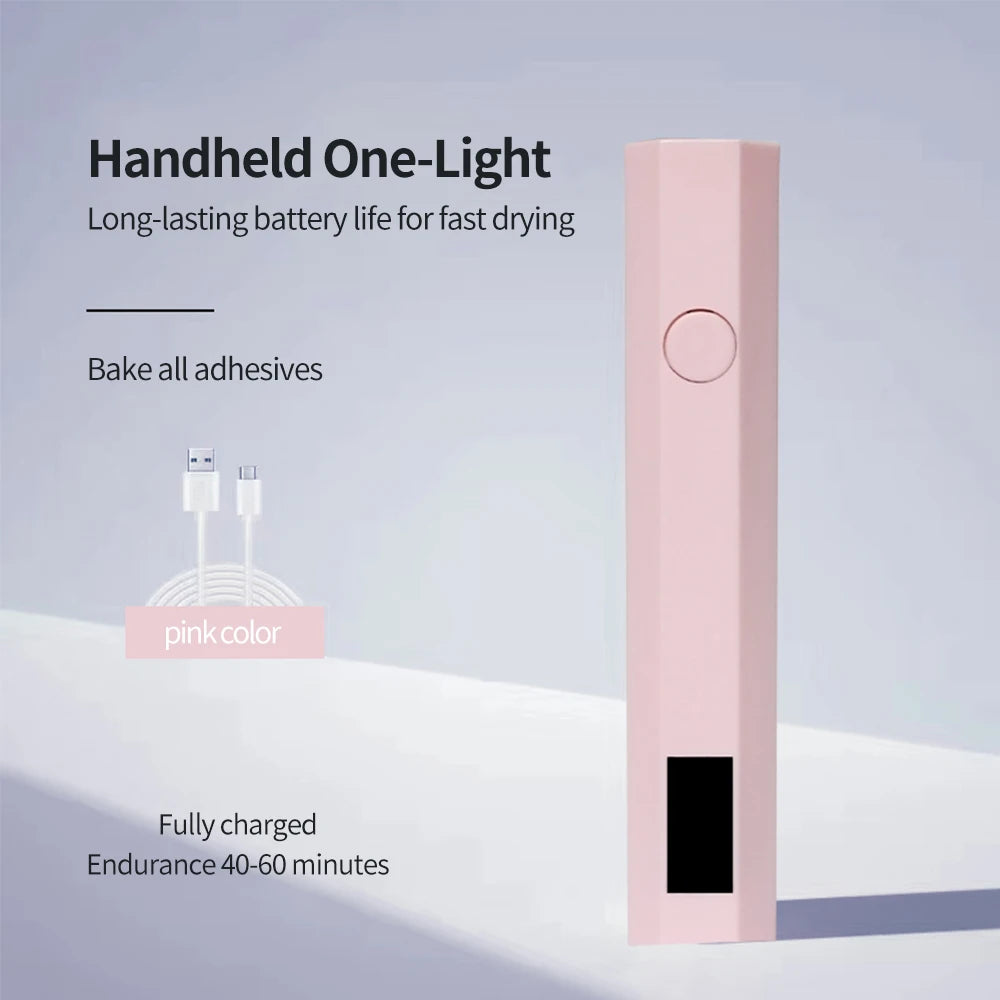 Lámpara UV LED Portátil Para Uñas - Seca Gelish en 60s