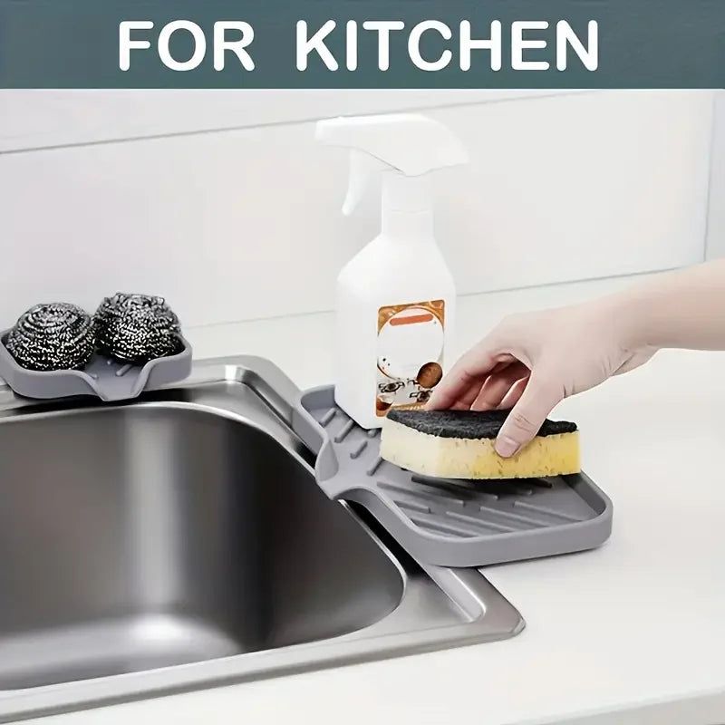 Bandeja Silicona Fregadero Escurre Agua.