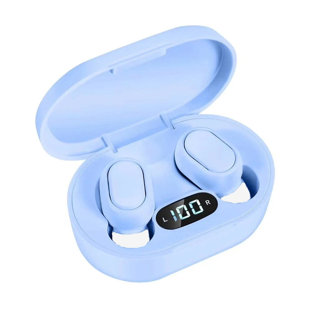 Audífonos Bluetooth E7S con estuche power banck-sonido premium.