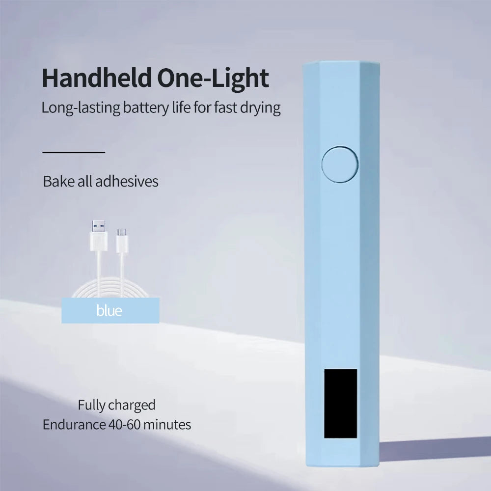 Lámpara UV LED Portátil Para Uñas - Seca Gelish en 60s