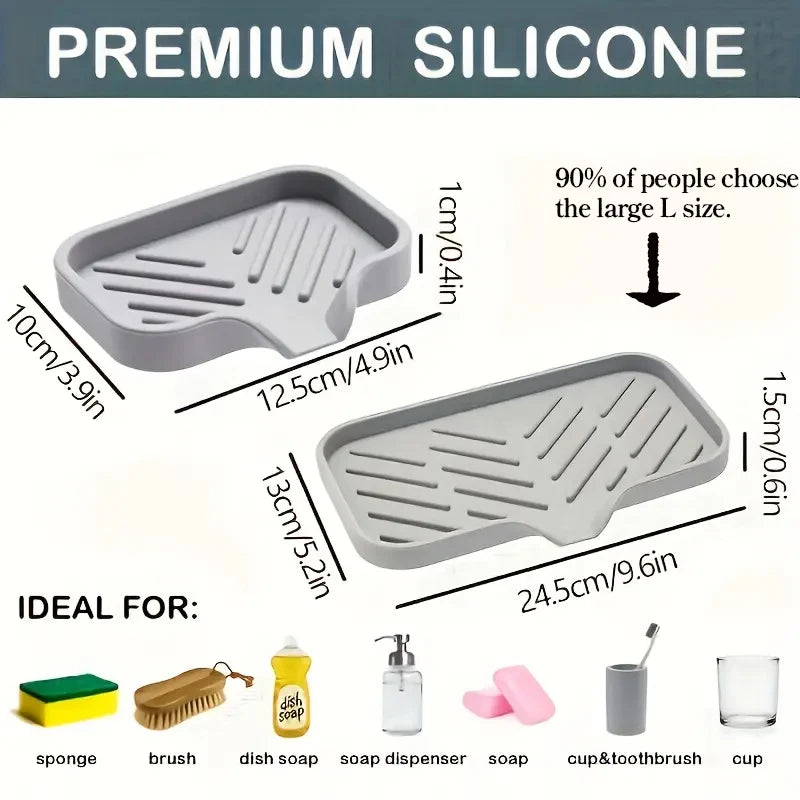 Bandeja Silicona Fregadero Escurre Agua.