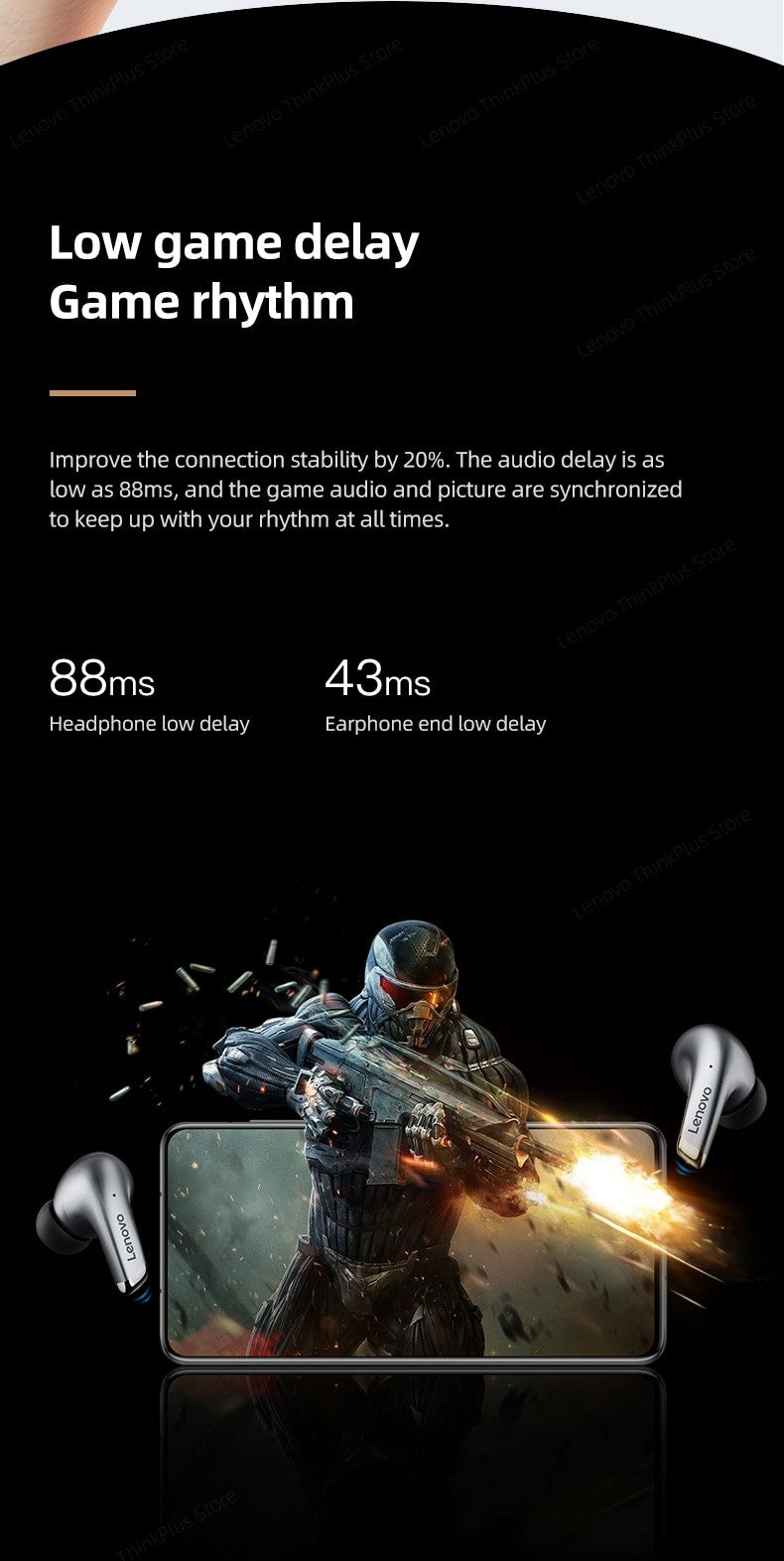Audifonos Lenovo LP5 Bluetooth/ Sonido HiFi
